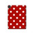 S2951 赤の水玉 Red Polka Dots iPad Pro 11 (2021,2020,2018, 3rd, 2nd, 1st) タブレットケース