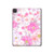 S3036 ピンクフラワーフローラ Pink Sweet Flower Flora iPad Pro 11 (2021,2020,2018, 3rd, 2nd, 1st) タブレットケース