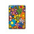 S3281 カラフルなヒッピーの花のパターン Colorful Hippie Flowers Pattern iPad Pro 12.9 (2015,2017) タブレットケース