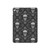S2371 スカルヴィンテージモノクロのパターン Skull Vintage Monochrome Pattern iPad 9.7 (2017,2018), iPad 6, iPad 5 タブレットケース