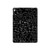 S2574 数学物理学黒板式 Mathematics Physics Blackboard Equation iPad 9.7 (2017,2018), iPad 6, iPad 5 タブレットケース