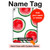 S3236 スイカパターン Watermelon Pattern iPad 9.7 (2017,2018), iPad 6, iPad 5 タブレットケース