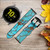 CA0406 アクアターコイズ宝石グラフィックプリント Aqua Turquoise Gemstone Graphic Printed レザーシリコン サムスン スマート ウォッチバンド