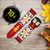 CA0555 ダルマ人形 Japan Good Luck Daruma Doll レザーシリコン サムスン スマート ウォッチバンド