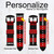 CA0384 黒と赤のストライプ Black and Red Striped レザーシリコン フォッシル スマート ウォッチバンド CA0384 黒と赤のストライプ Black and Red Striped レザーシリコン フォッシル スマート ウォッチバンド