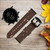 CA0503 チョコレートアイスクリームバー Chocolate Ice Cream Bar レザーシリコン フォッシル スマート ウォッチバンド CA0503 チョコレートアイスクリームバー Chocolate Ice Cream Bar レザーシリコン フォッシル スマート ウォッチバンド