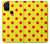 S3526 赤い水玉 Red Spot Polka Dot OnePlus Nord N100 バックケース、フリップケース・カバー