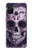 S3582 紫の頭蓋骨 Purple Sugar Skull OnePlus Nord N100 バックケース、フリップケース・カバー