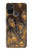 S3691 ゴールドピーコックフェザー Gold Peacock Feather OnePlus Nord N100 バックケース、フリップケース・カバー