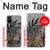 S3692 灰色の黒いヤシの葉 Gray Black Palm Leaves OnePlus Nord N100 バックケース、フリップケース・カバー