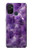 S3713 パープルクォーツアメジストグラフィックプリント Purple Quartz Amethyst Graphic Printed OnePlus Nord N100 バックケース、フリップケース・カバー