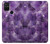 S3713 パープルクォーツアメジストグラフィックプリント Purple Quartz Amethyst Graphic Printed OnePlus Nord N100 バックケース、フリップケース・カバー