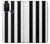 S2297 黒と白の縦縞 Black and White Vertical Stripes OnePlus Nord N10 5G バックケース、フリップケース・カバー