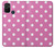 S2358 ピンクの水玉 Pink Polka Dots OnePlus Nord N10 5G バックケース、フリップケース・カバー