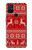 S2835 クリスマス トナカイ パターン Christmas Reindeer Knitted Pattern OnePlus Nord N10 5G バックケース、フリップケース・カバー