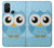 S3029 かわいい青いフクロウ Cute Blue Owl OnePlus Nord N10 5G バックケース、フリップケース・カバー
