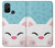 S3542 かわいい猫漫画 Cute Cat Cartoon OnePlus Nord N10 5G バックケース、フリップケース・カバー