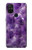 S3713 パープルクォーツアメジストグラフィックプリント Purple Quartz Amethyst Graphic Printed OnePlus Nord N10 5G バックケース、フリップケース・カバー