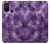 S3713 パープルクォーツアメジストグラフィックプリント Purple Quartz Amethyst Graphic Printed OnePlus Nord N10 5G バックケース、フリップケース・カバー