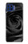 S1598 黒バラ Black Rose Motorola One 5G バックケース、フリップケース・カバー