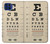 S2502 目の検査図ポスター Eye Exam Chart Decorative Decoupage Poster Motorola One 5G バックケース、フリップケース・カバー