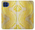 S2713 黄蛇の皮膚 グラフィックプリント Yellow Snake Skin Graphic Printed Motorola One 5G バックケース、フリップケース・カバー