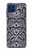 S2855 ラトルスネークスキン グラフィックプリント White Rattle Snake Skin Graphic Printed Motorola One 5G バックケース、フリップケース・カバー