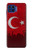 S2991 七面鳥サッカー Turkey Football Soccer Flag Motorola One 5G バックケース、フリップケース・カバー
