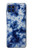 S3439 インディゴタイダイ Fabric Indigo Tie Dye Motorola One 5G バックケース、フリップケース・カバー