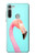 S3708 ピンクのフラミンゴ Pink Flamingo Motorola Moto G8 バックケース、フリップケース・カバー