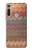 S3752 ジグザグ生地パターングラフィックプリント Zigzag Fabric Pattern Graphic Printed Motorola Moto G8 バックケース、フリップケース・カバー