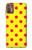 S3526 赤い水玉 Red Spot Polka Dot Motorola Moto G9 Plus バックケース、フリップケース・カバー