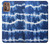 S3671 ブルータイダイ Blue Tie Dye Motorola Moto G9 Plus バックケース、フリップケース・カバー