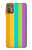 S3678 カラフルなレインボーバーティカル Colorful Rainbow Vertical Motorola Moto G9 Plus バックケース、フリップケース・カバー