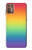 S3698 LGBTグラデーションプライドフラグ LGBT Gradient Pride Flag Motorola Moto G9 Plus バックケース、フリップケース・カバー