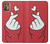 S3701 ミニハートラブサイン Mini Heart Love Sign Motorola Moto G9 Plus バックケース、フリップケース・カバー
