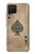 S2928 ヴィンテージスペードのエースカード Vintage Spades Ace Card Samsung Galaxy A42 5G バックケース、フリップケース・カバー
