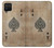 S2928 ヴィンテージスペードのエースカード Vintage Spades Ace Card Samsung Galaxy A42 5G バックケース、フリップケース・カバー