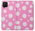 S3500 ピンクの花柄 Pink Floral Pattern Samsung Galaxy A42 5G バックケース、フリップケース・カバー