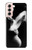 S0917 セクシーリップガール喫煙 Sexy Lip Girl Smoking Samsung Galaxy S21 5G バックケース、フリップケース・カバー