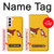 S1093 ルースターと猫の面白い Rooster and Cat Joke Samsung Galaxy S21 5G バックケース、フリップケース・カバー