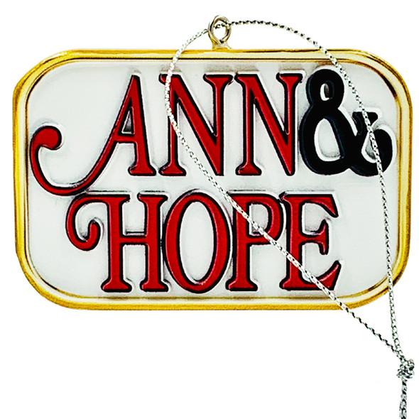 Ann & Hope ornament 