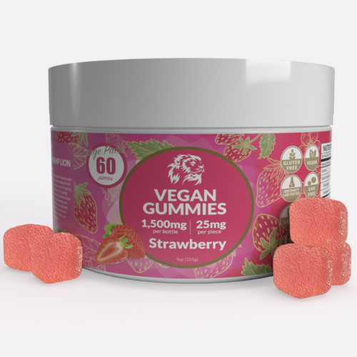 1500MG Hemp Gummies - Strawberry