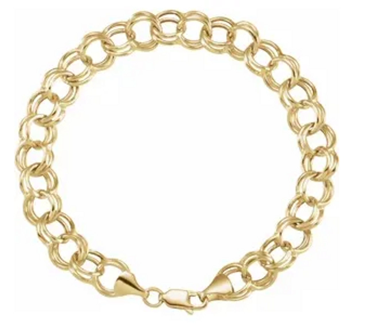 14K Charm Bracelet Loaded w/ 22 Gold Charms 66.2 Grams 7 1/2 Long - Ruby  Lane