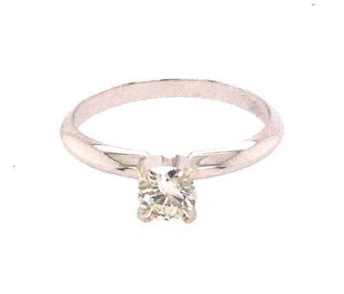 14kwg diamond solitaire ring