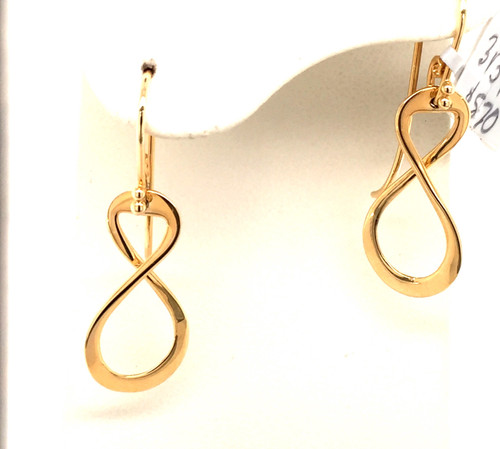 14kyg Infinity dangle earrings