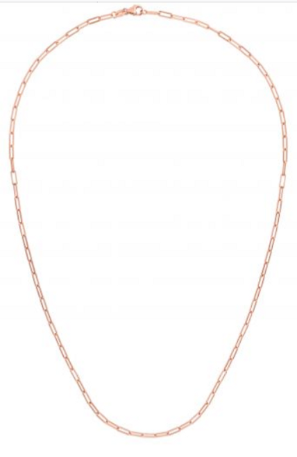 2.1 mm Paperclip style chain