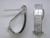 Custom design double row PC  invisible set diamond "J" hoop earrings