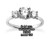3 stone rings