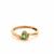 14kyg green grossular garnet ring